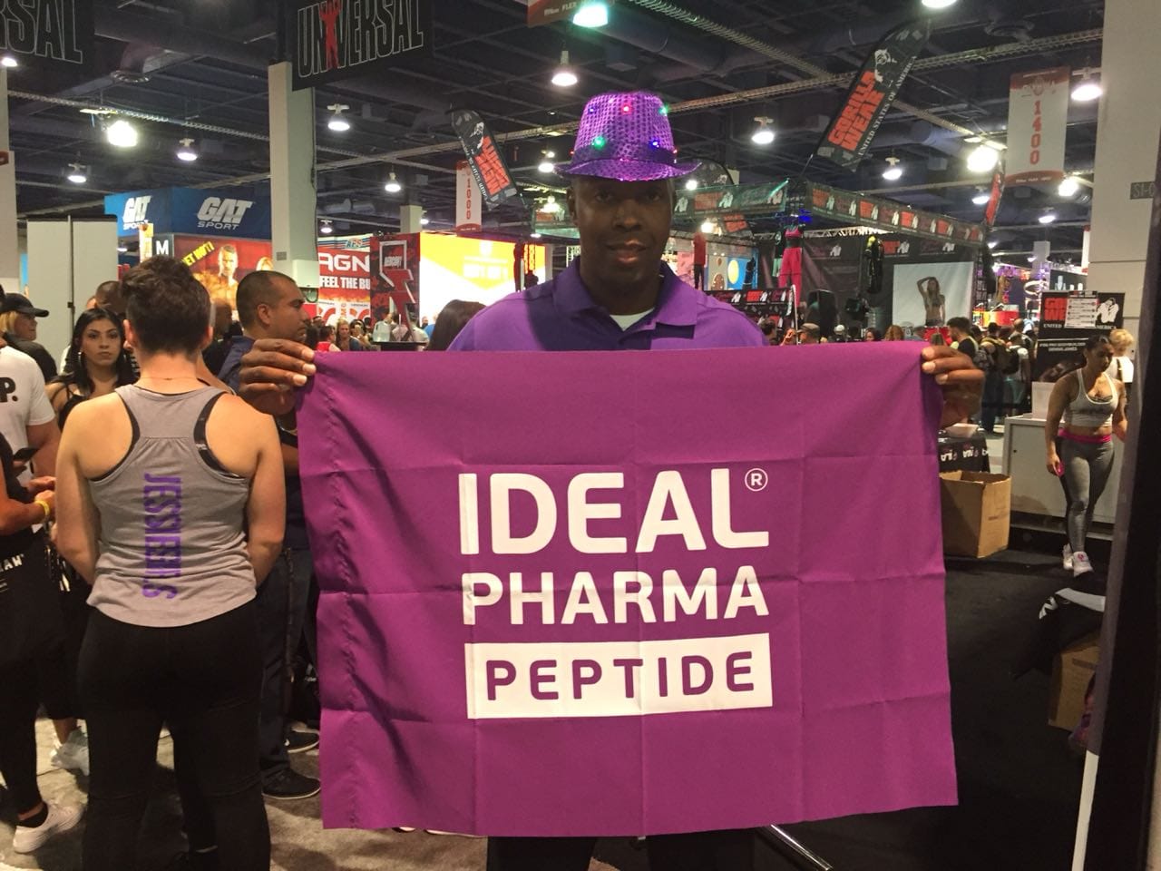 ideal pharma peptide на выставке мистер олимпия 2018